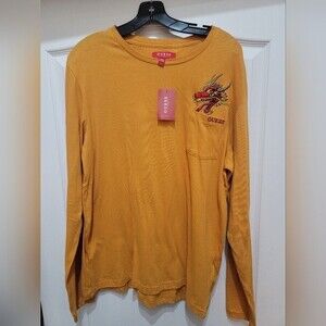 NWT Guess Graphic Long Sleeve T-Shirt Size L
